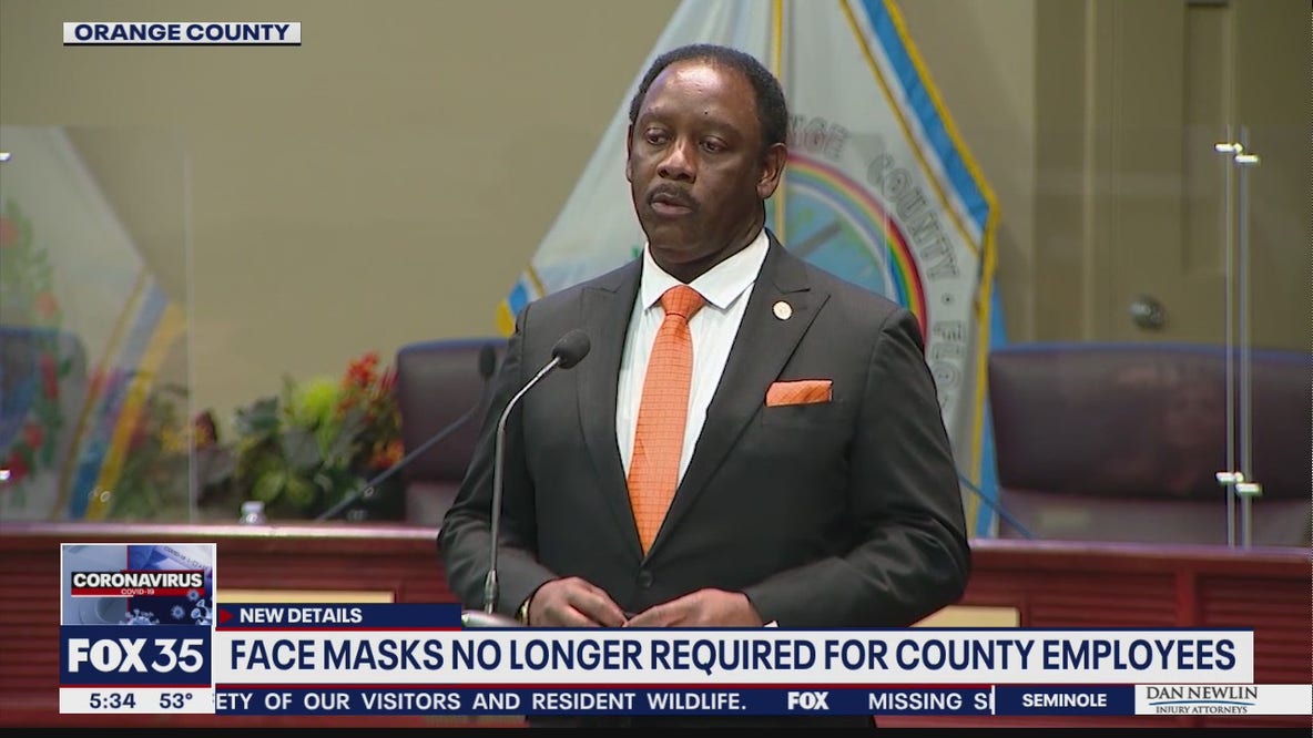 Face masks no longer required for Orange County employees